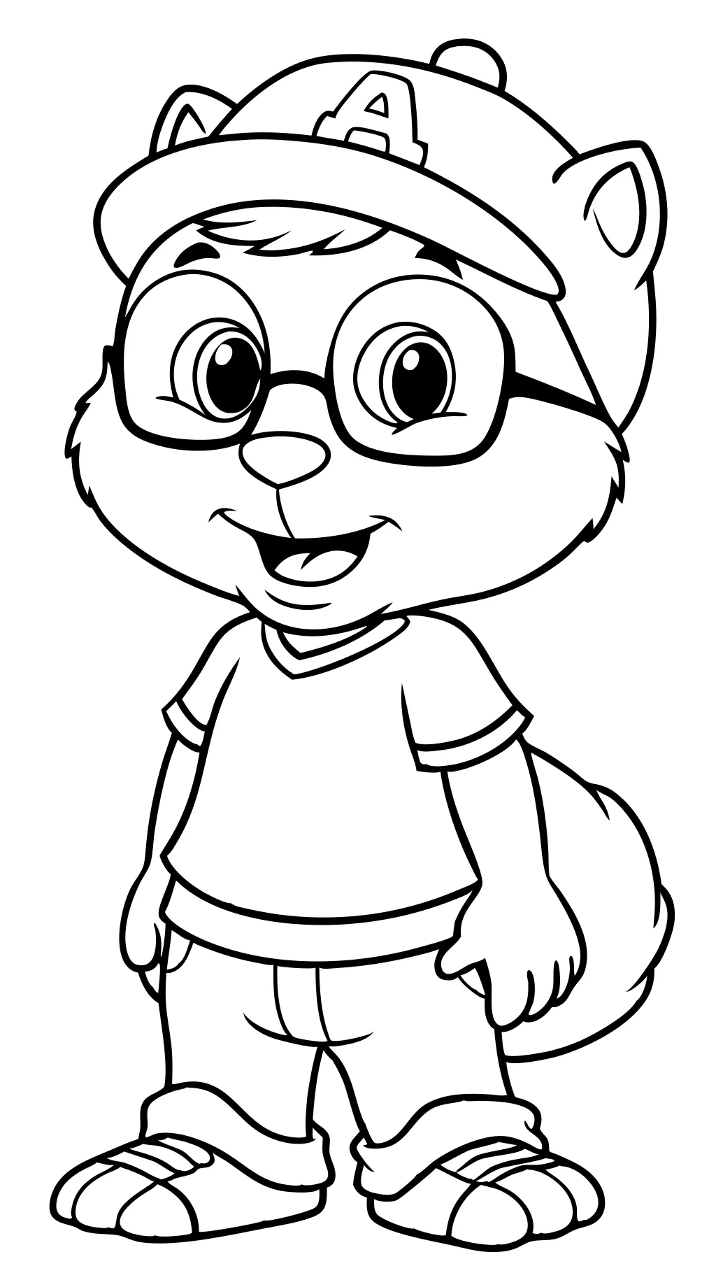 alvin and chipmunks coloring pages